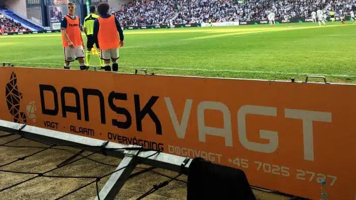 Dansk Vagt passer på Telia Parken