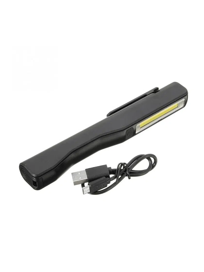 Rechargeable LED work light with magnet and pocket clip. - Image 2