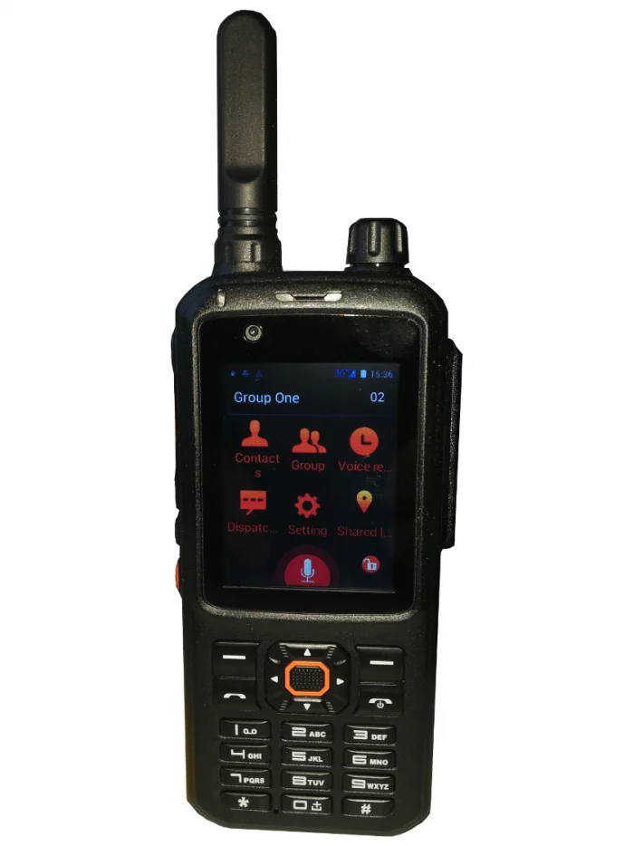 Radio med GPS, Walkie-Talkie uden begrænset rækkevidde samt mobiltelefon med SMS funktion, alt i én Walkie Talkie!
