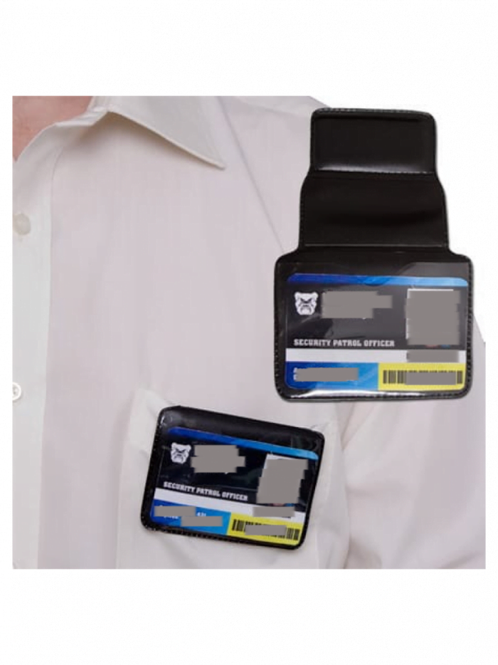 Magnetisk ID-kort holder til bælte eller skjorte - jakkelomme