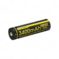 Genopladeligt Nitecore 3400 mAh batteri
