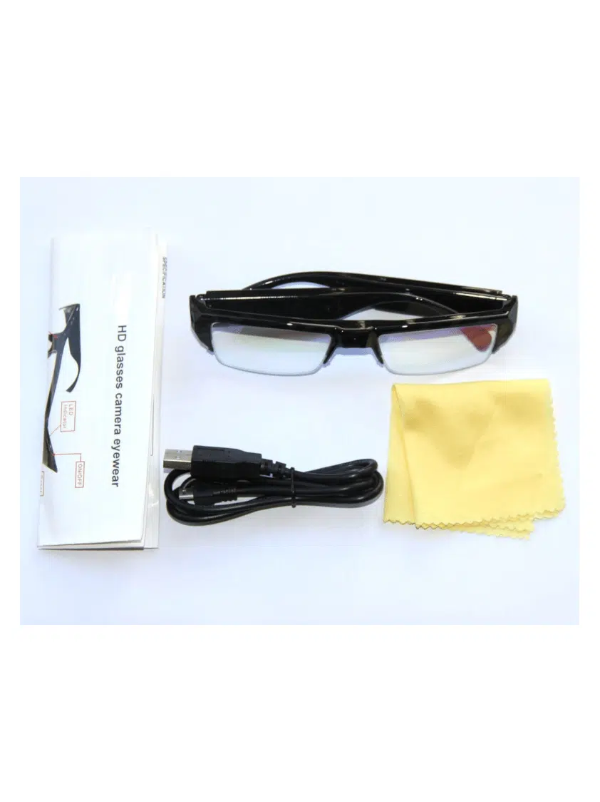 Brille uden fuld ramme - intet synligt hul til kameralinsen! Optager knivskarpe billeder og overraskende god lyd.