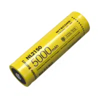 Nitecore NL2150 21700, 5000mAh 3.6V Protected Lithium Iion "Button Top" Batteri