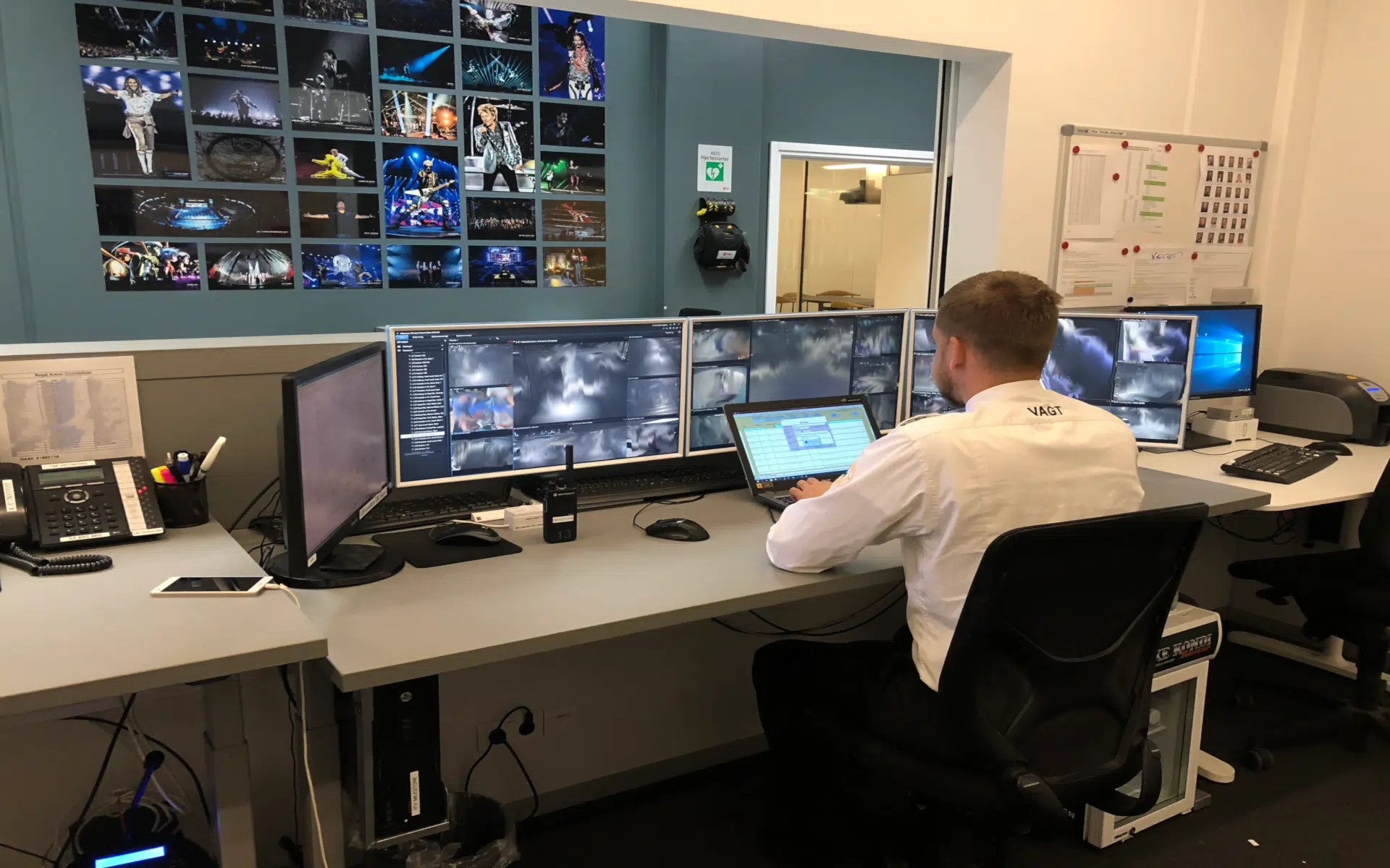 Receptionsvagt, lukkevagt, hjælpende hånd