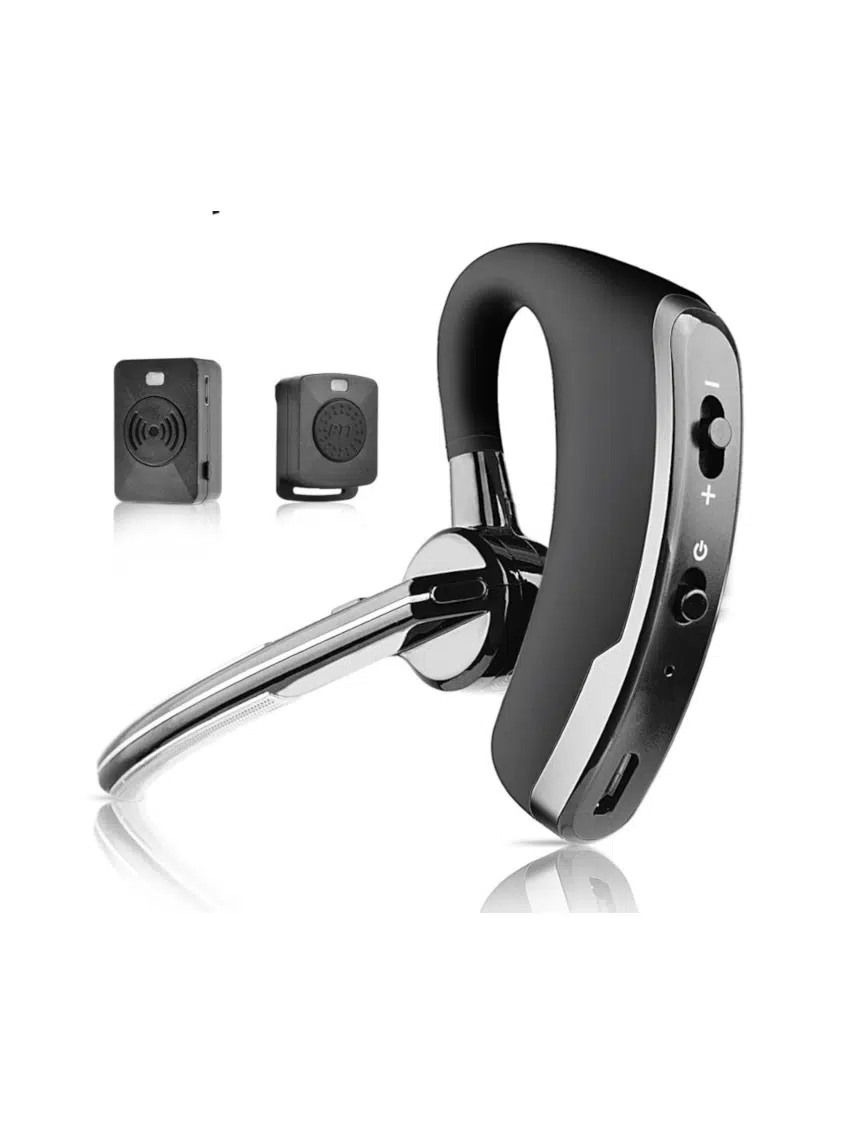Walkie-Talkie Bluetooth Øretelefon til blandt andet Kenwood 3,5 mm. K-stik