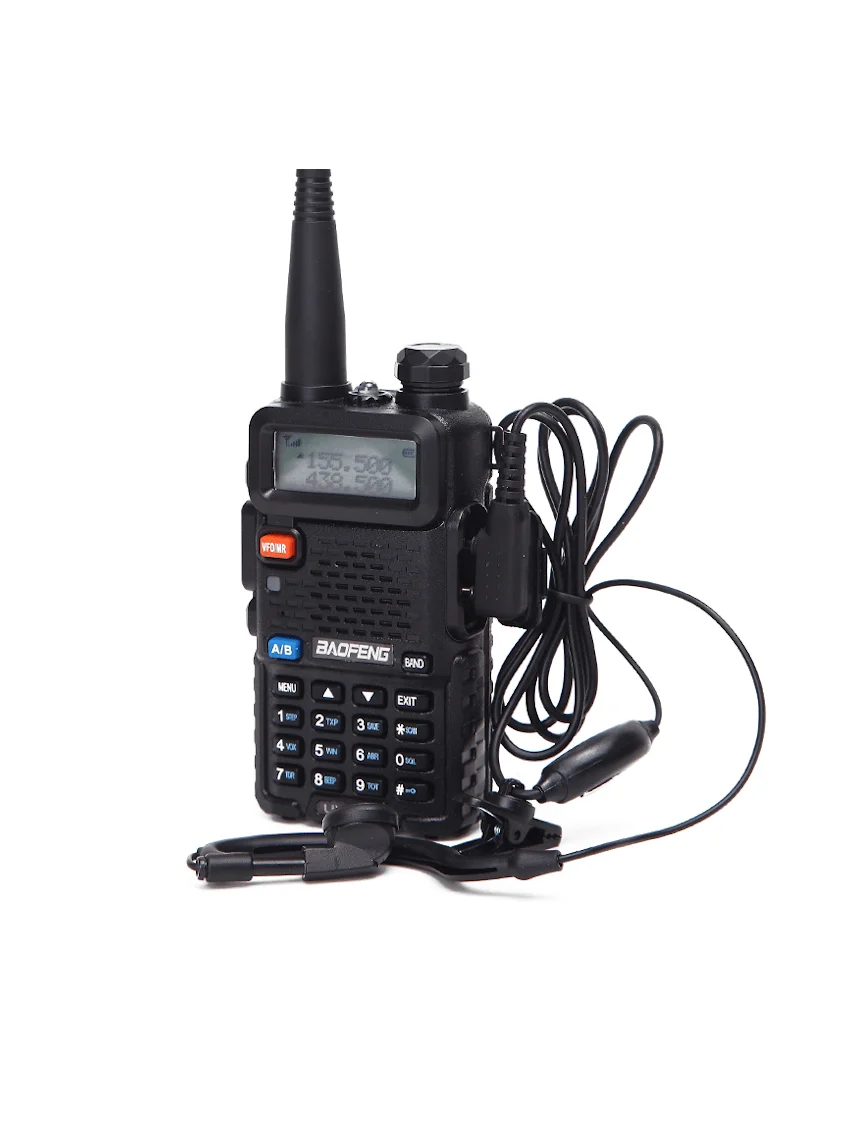 Baofeng UV-5R UHF/VHF walkie-talkie 128 kanaler mm.