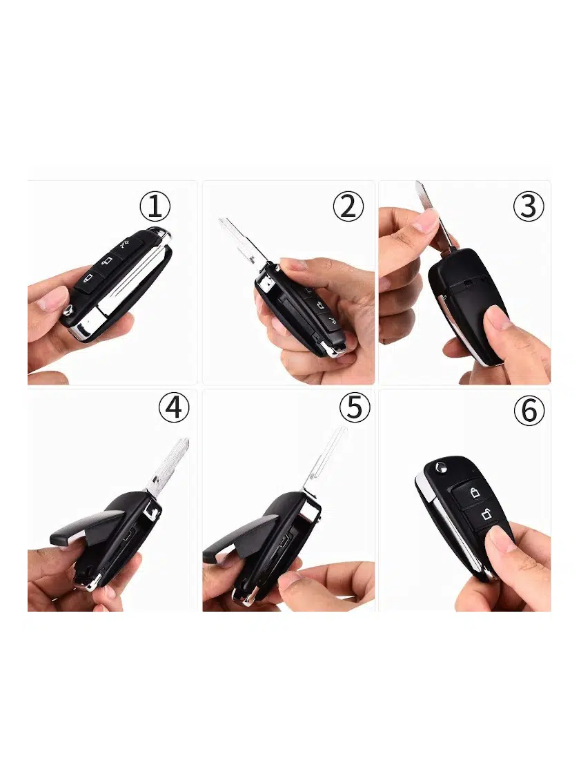 Bilnøgle med skjult kamera i HD kvalitet og med bevægelses detektor