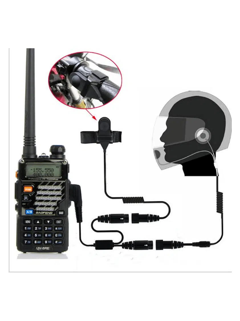 Hovedtelefon til styrthjelme.