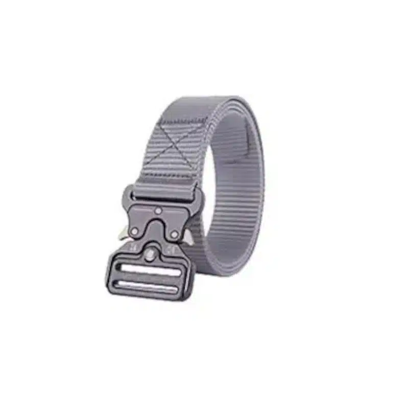 Tactical 5 cm wide nylon quick release belt. Available in black and light gray. - Image 2