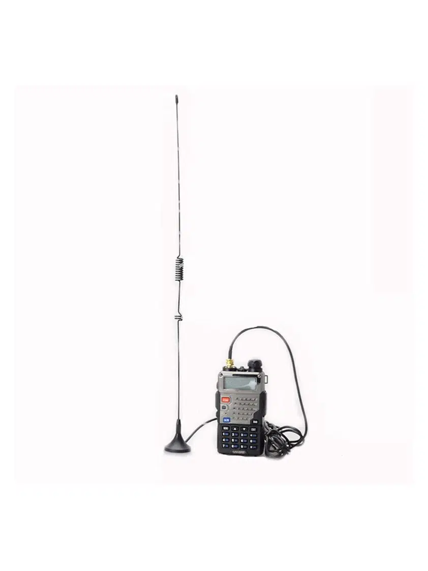 Bilantenne til UHF / VHF radioer med magnetfod og strøm via lighterstik