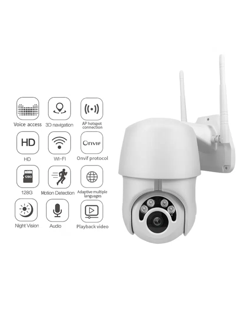 Standalone video kamera med et væld af funktioner som f.eks. autotracking, PTZ, zoom m.m.