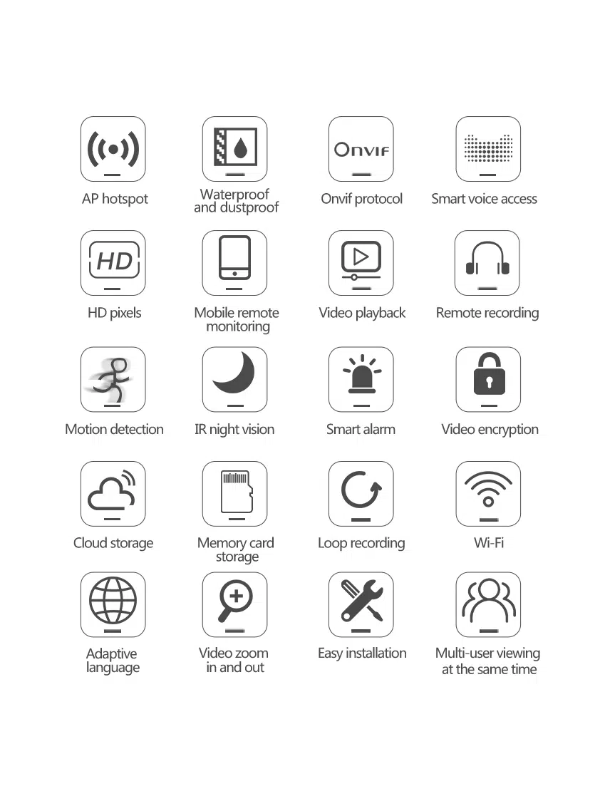Standalone video kamera med et væld af funktioner som f.eks. autotracking, PTZ, zoom m.m.