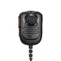 Inrico B04 håndmikrofon med indbygget body camera til Inrico radioer med m6 tilslutning.