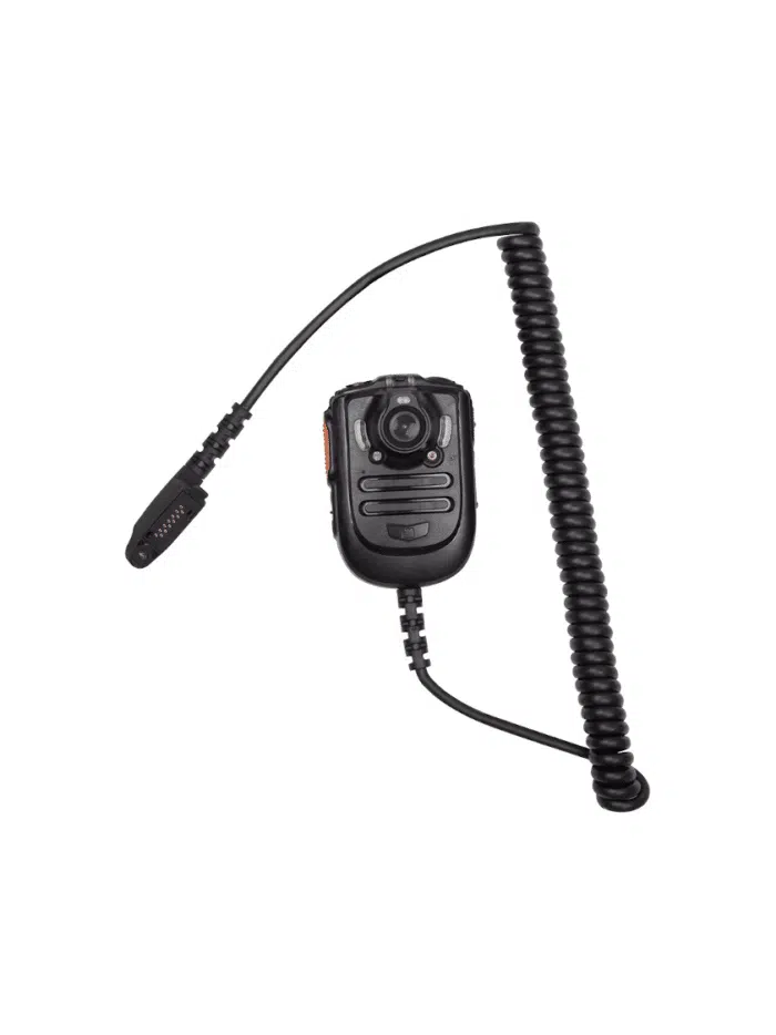 Håndmikrofon med indbygget body camera til Inrico T-298S og T-320