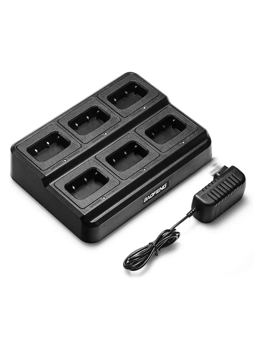Baofeng/Retevis 6 slot oplader