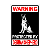 German Shepherd skilt