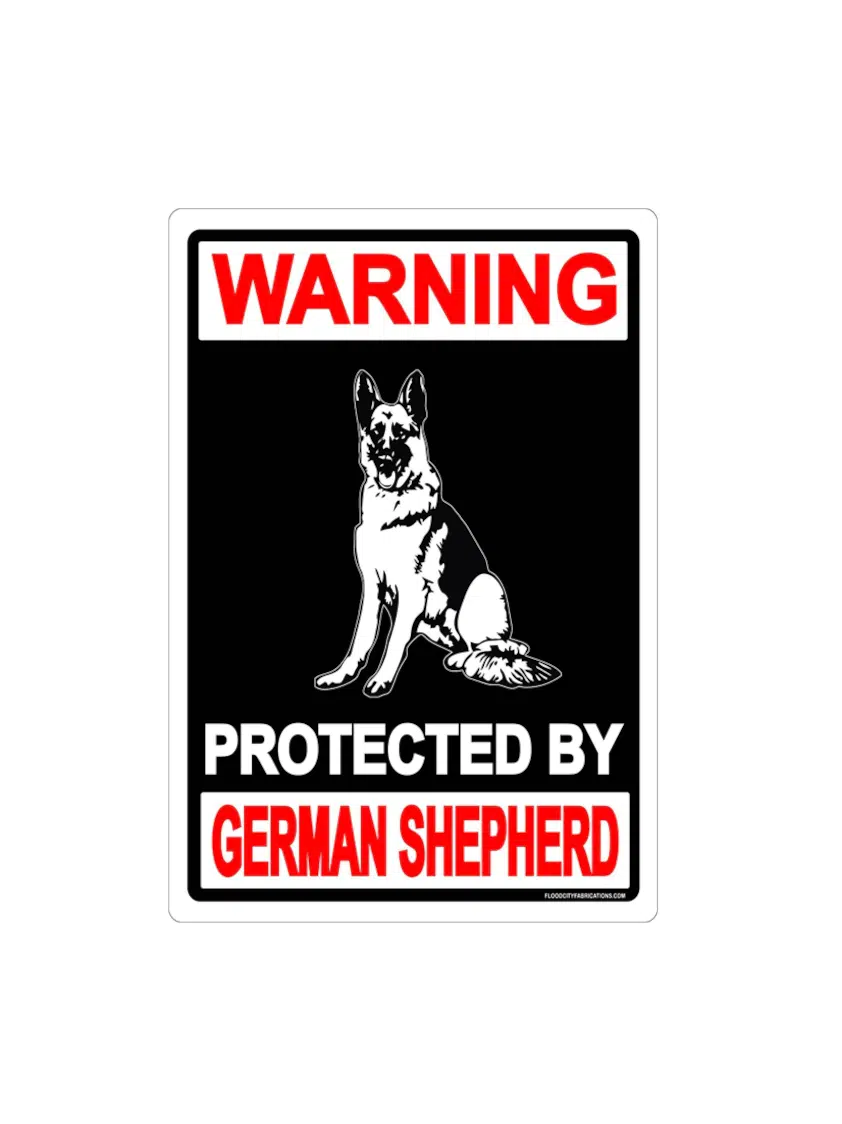 Stålskilt German Shepherd