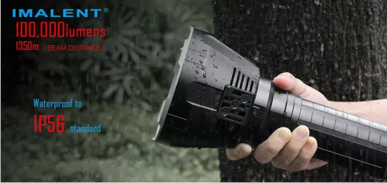 Imalent MS18, Verdens Kraftigste Håndholdte Lygte med 100.000 Lumen !