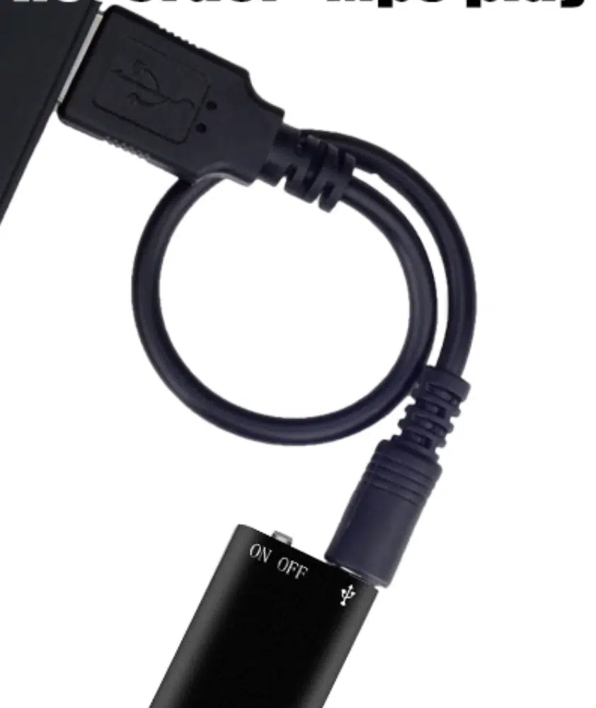 ✔️Mini magnetic audio recorder.
Voice-activated and can also function as an MP3 player - Image 4