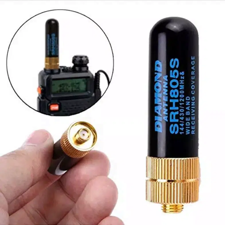 10W antenne til Kenwood BAOFENG UV-5R, BF-888S, Radio SRH-805S.