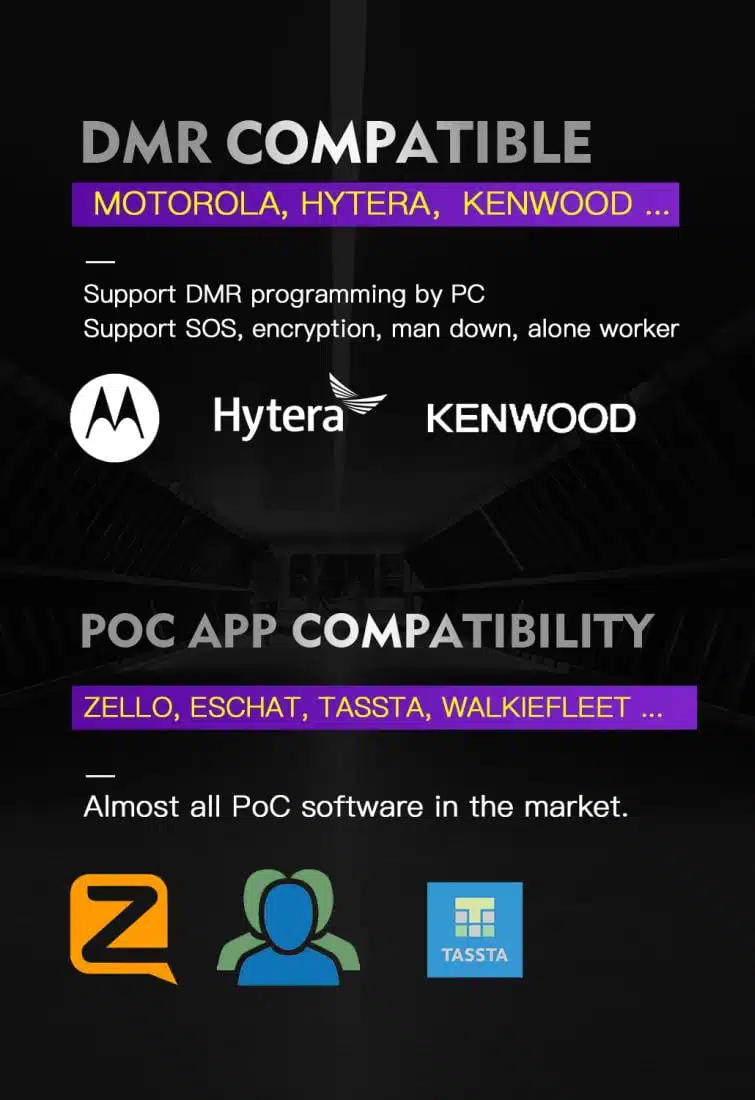 All in one network radio. Boxchip S900A Plus, Cell phone, DMR, IP walkie-talkie radio & 4G LTE Multimode PTT/UHF frequency band. Including 1 table charger. - Image 5