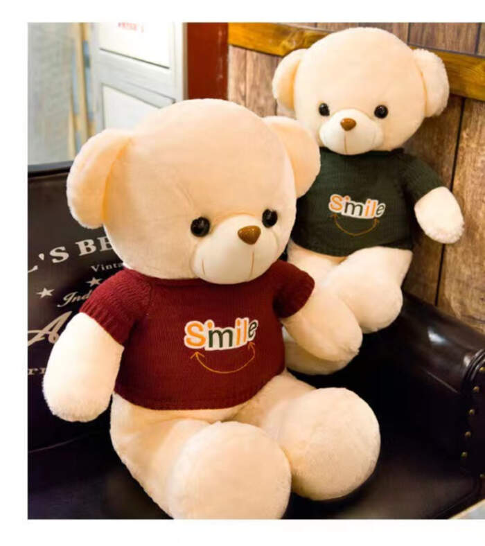 Teddy bear1080P HD kamera giver dig mulighed for at holde øje med din familie, baby, ejendom, babysitter, husholderske, kontor eller andet personligt rum gennem den mobile APP til enhver tid. Blå trøje!!