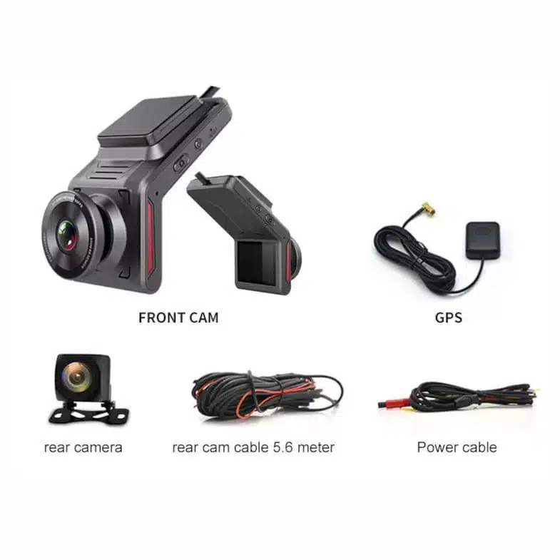 Dashboard camera car DVR, front and rear lenses (2 in total) 2" HD display and much more. - Image 4