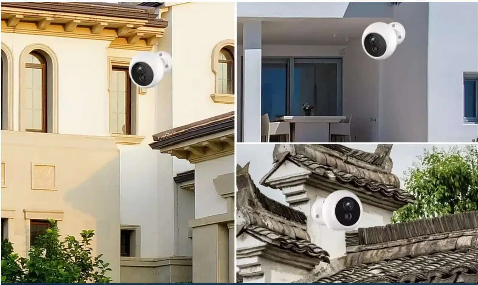 ONVIF WIFI PLUG & PLAY TRÅDLØST INDE/UDE 4 CH. KAMERA VIDEOALARM LØSNING MED FARVESKÆRM