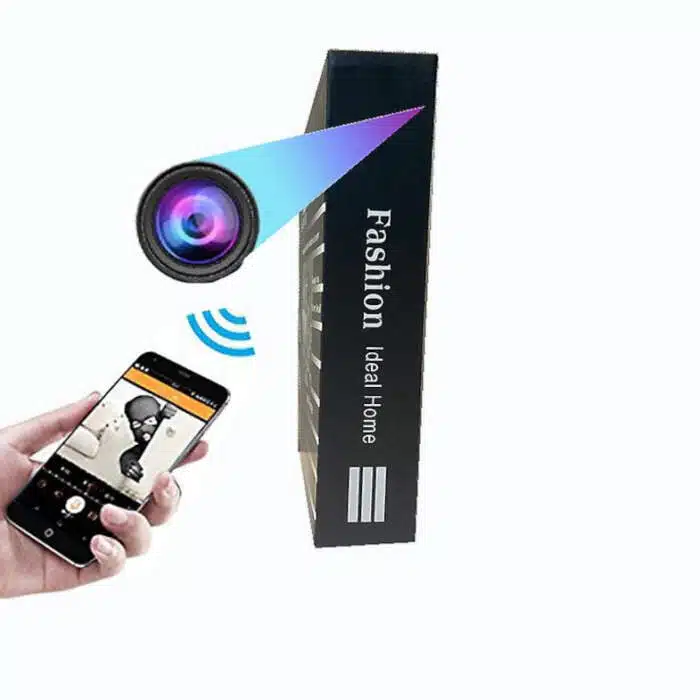 Lifelike book, 1080P high resolution, mini-mini lens is built into the book and the lens is more than hard to spot.
Perfect for keeping an eye on your home security or monitoring something/someone.