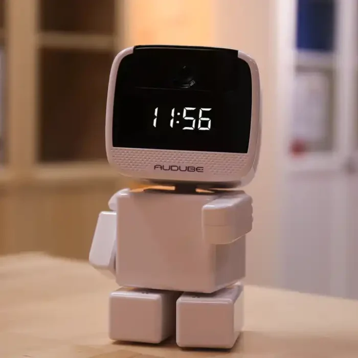 Intelligent Robot with clock display.
Intercom, autofollow, Wifi, CCTV surveillance camera.
1080P Cloud solution - Image 2