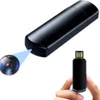 Sort USB pen med skjult videoptager.