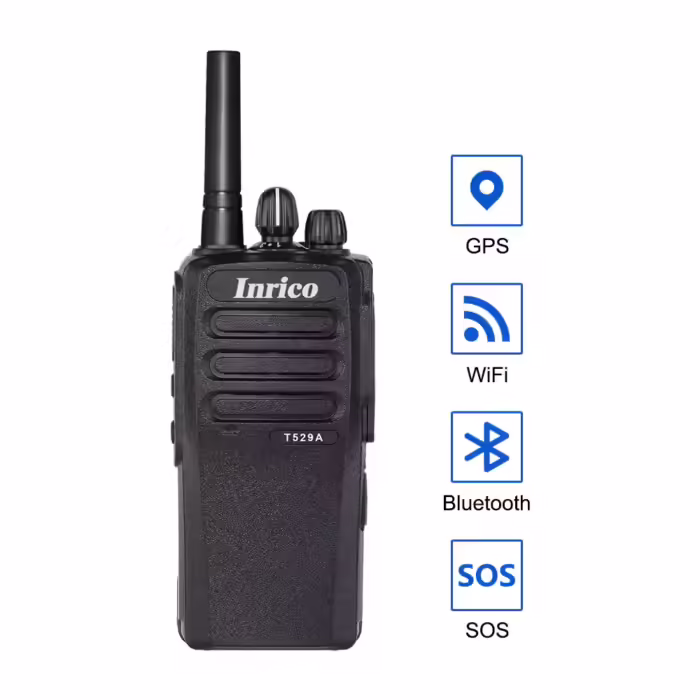 Inrico T529A, 4G IP POC, WiFi, NFC Radio/Walkie talkie