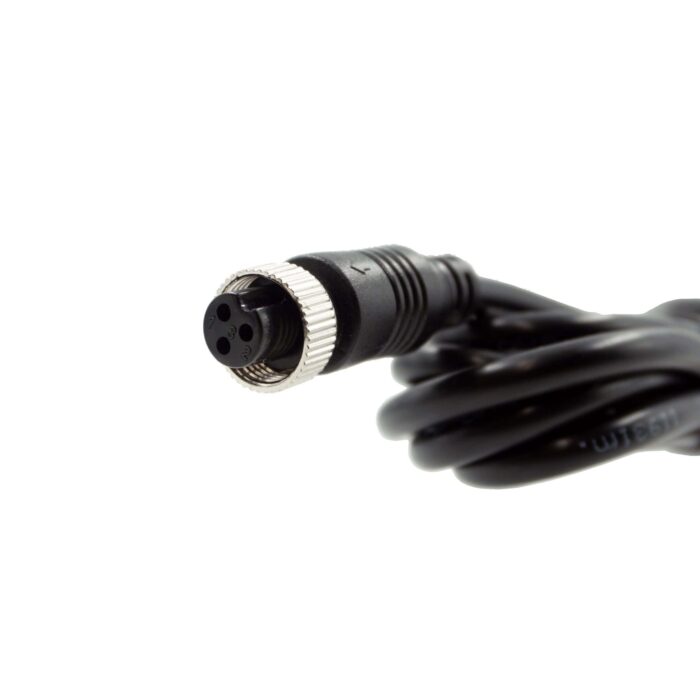 Close-up af et elektrisk kabelstik