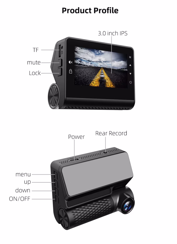 A810 dashboard camera.