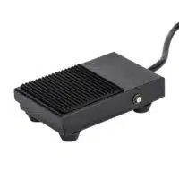 Sort USB fodpedal til elektrisk udstyr Inrico radioerne TM7 og TM9