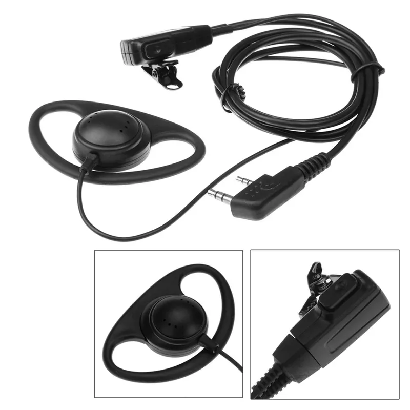 Øresnegl (3,5 mm Kenwood jackstik) passer til radioer med Kenwood-stik.